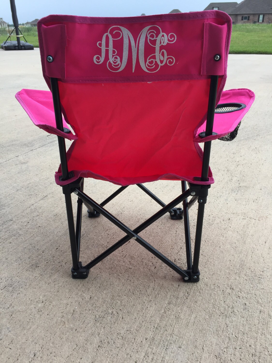 Toddler Monogram Folding Chair by LaPetitePartyPapers on Etsy