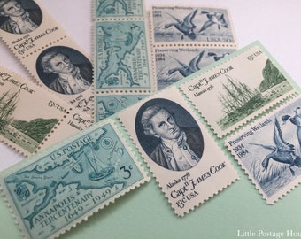 Old Nautical | Vintage Unused Postage Stamps | For 5 Letters | 49 Cents