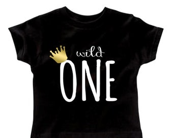 Wild ONE Shirt or Bodysuit, Wild One First Birthday Shirt, Boy First Birthday, Girl First Birthday, Wild One Birthday