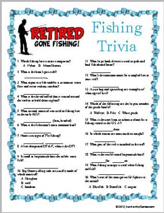 Fishing Trivia