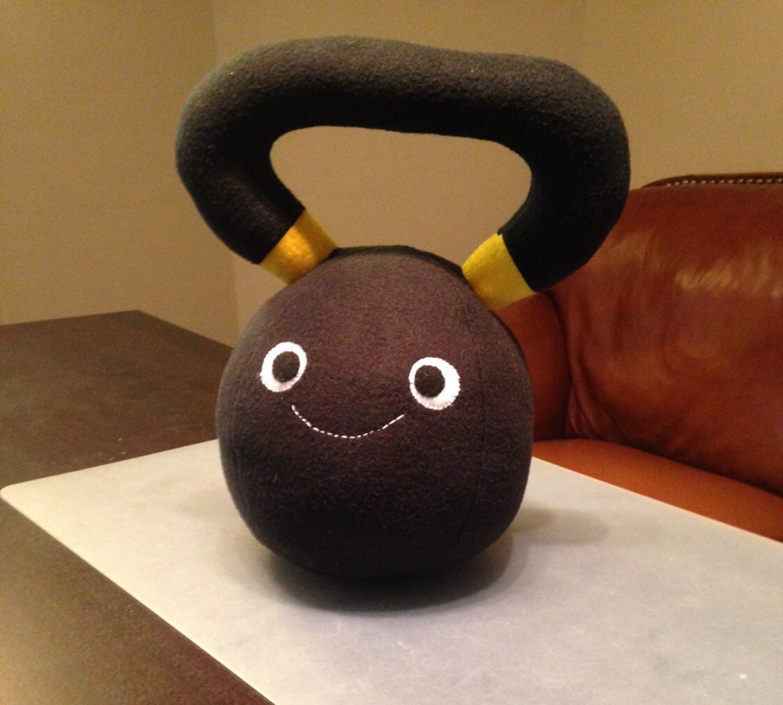 plush kettlebell