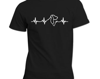 Basset Hound heartbeat | Unisex Shirt | Dog lovers gift idea | Basset | Heartbeat design | Parcel WILL NOT arrive in time for Xmas