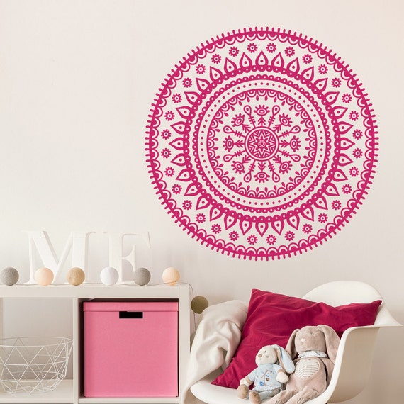 Removable Vinyl Wall Decal Mandala Mandala Wall Decal by HomyVinyl