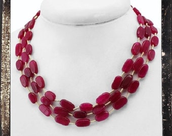 Susan Rifkin Beaded Ruby Necklace main image 1