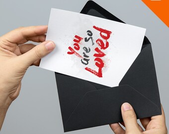 Simple love card | Etsy