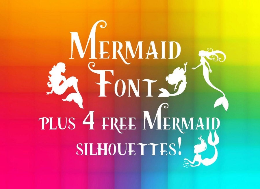 Free Free 203 Mermaid Font Svg Free SVG PNG EPS DXF File