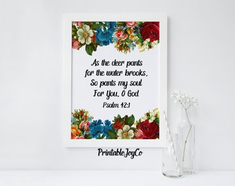 Psalm 42 1 | Etsy