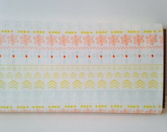 Embroidered By the Sun Cotton Quilting Fabric. Floral Fabric by the Yard. Yellow Art Gallery Fabrics Flower Boho Bohemian Chevron Arrow