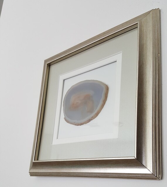 Custom Framed Agate Slice Agate Geode Geode Slice Double
