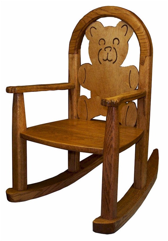 small wicker chair for teddy bear