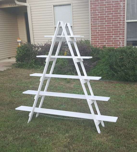 6 ft Wooden Ladder Christmas Village Display Craft Show
