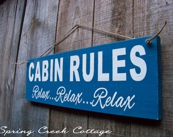 sign cabin rules lake wood sign cabin lake house decor handpainted typography lodge custom sign rustic home decor made to order - Custom Signs For Home Decor sign cabin rules lake wood sign cabin lake house decor handpainted typography lodge custom sign rustic home decor made to order - Custom Signs For Home Decor