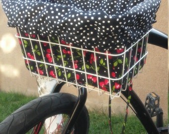 Bike Basket Liner /Tote Bag - SALE/FREE SHIPPING