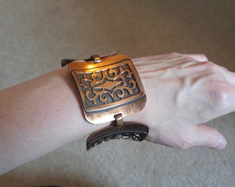 1960's Unique Copper Chunky Bracelet