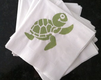 Turtle napkins | Etsy