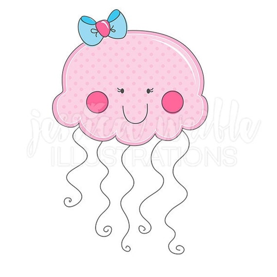 cute jellyfish clipart - photo #23