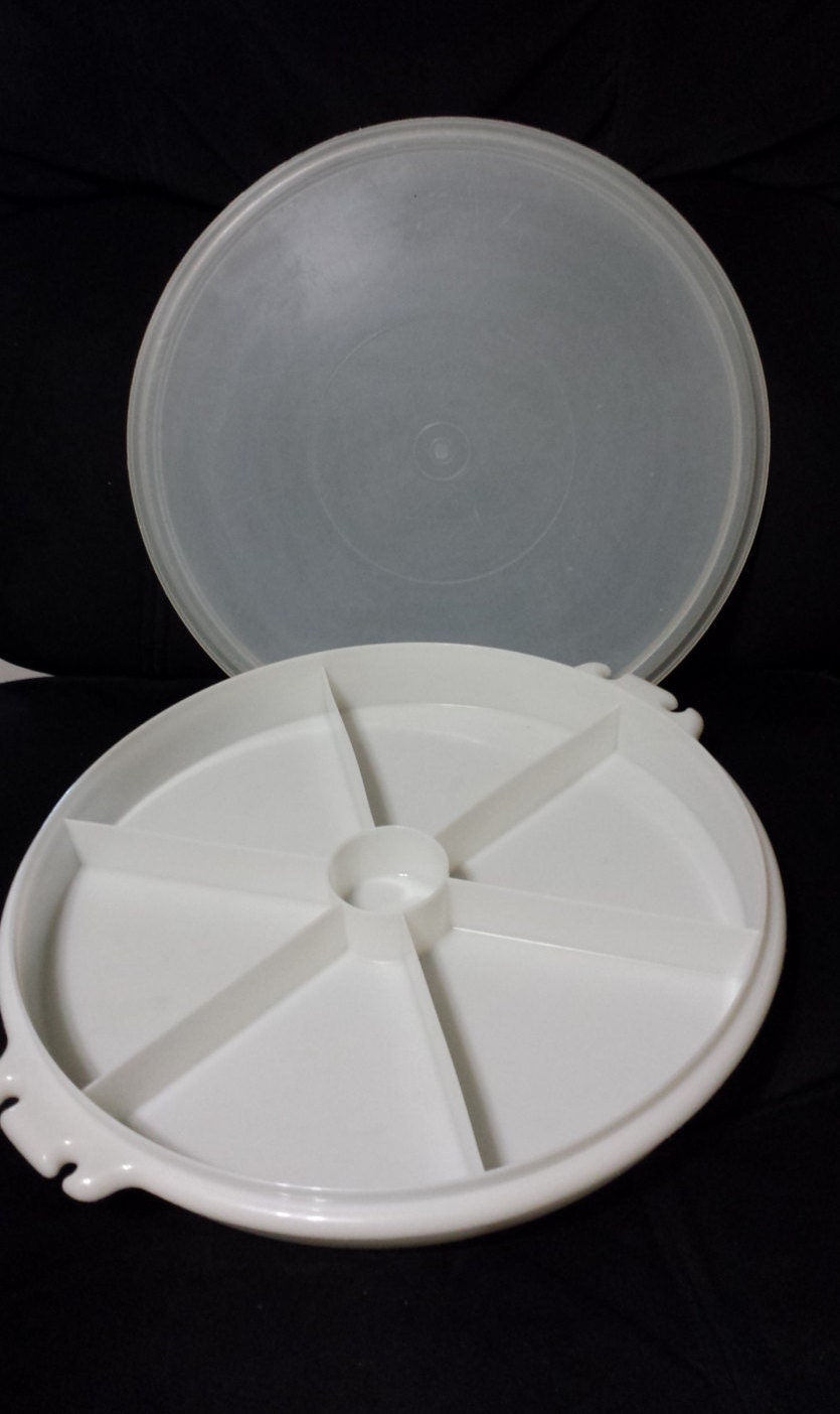 Vintage Tupperware Divided serving Tray for Relish or