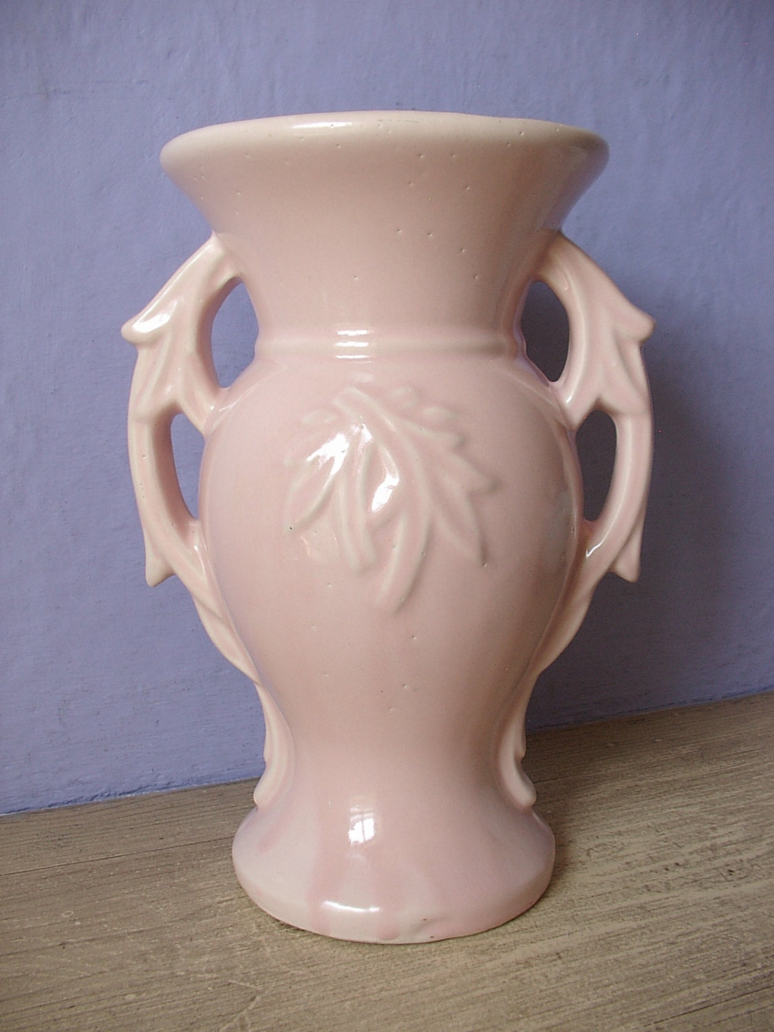 Vintage 1940's McCoy pottery vase antique vase by ShoponSherman