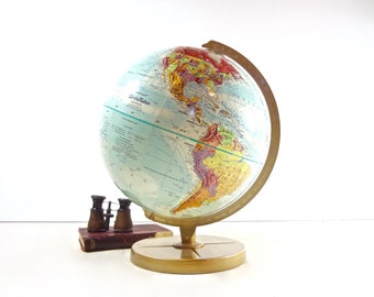 Vintage Globe / 1970s Replogle World Motion Globe