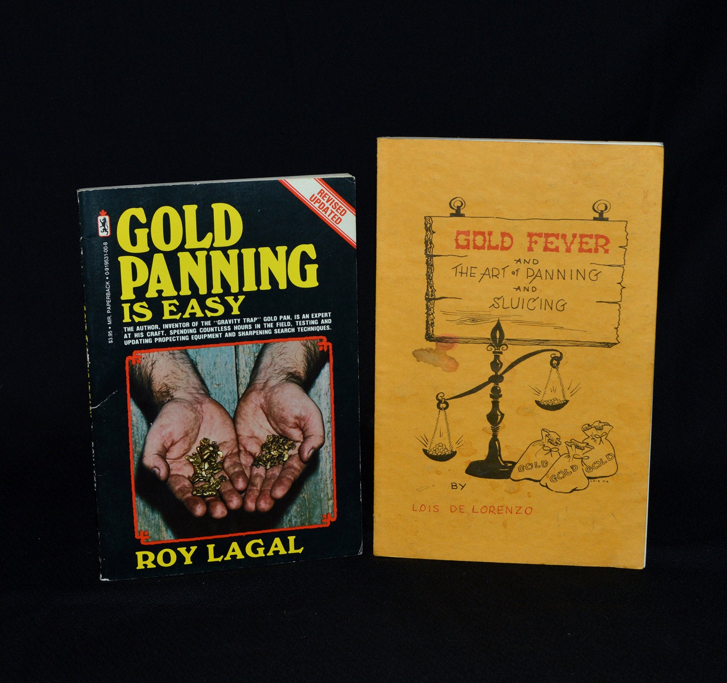 Vintage Gold Prospecting Books Gold Panning Sluicing Metal