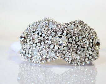 Pin & Tube - Crystal Cuff Large main image 0