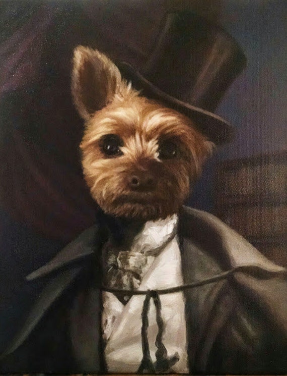 Costume Pet Portrait 8x10 portrait of your pet in costume