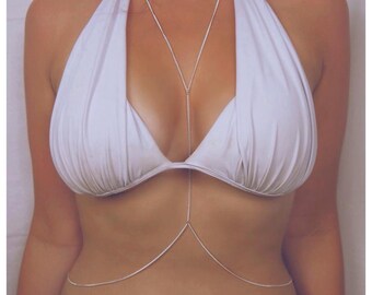 Fine Gold/Silver Body Chain Body Jewelry Jewellery BodyChain Grecian Beach Wedding Bridal
