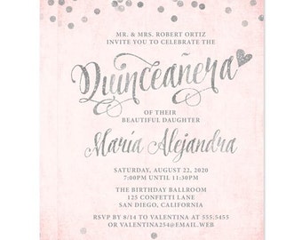 quinceanero invitations