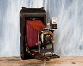 Vintage Kodak Camera, Eastman Kodak 3A Folding Camera, Antique Kodak Folding Camera with red bellows, SPRING SALE Vintage Kodak Camera, Eastman Kodak 3A Folding Camera, Antique Kodak Folding Camera with red bellows, SPRING SALE