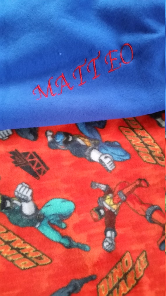 Power Rangers Personalized blanket Fleece blanket by Kiyswonders