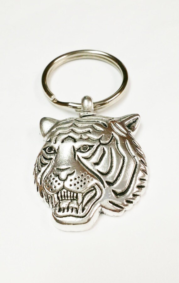 stuffed tiger keychain