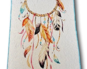 Dreamcatcher Baby Quilt * Boho Baby Quilt * Boho Nursery Bedding * Boho Crib Bedding * Boho Nursery Decor * Boho Nursery * Tribal Baby Quilt