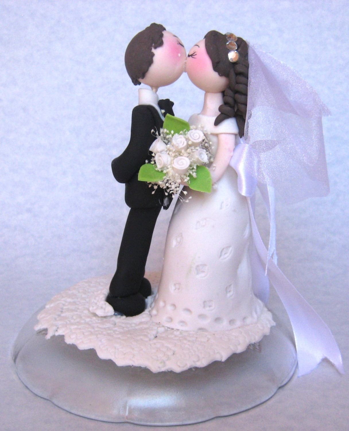 Wedding cake topper Romantic wedding cake topper groom