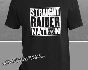 Oakland Raiders Straight Raider Nation T-Shirt