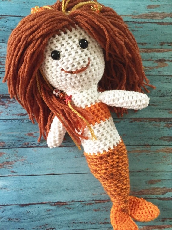 big stuffed mermaid