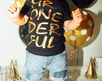 Mr ONEderful Birthday Shirt