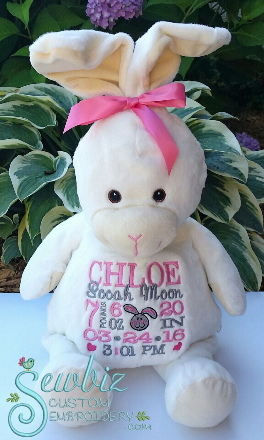 Personalized Baby Gift Personalized Stuffed by