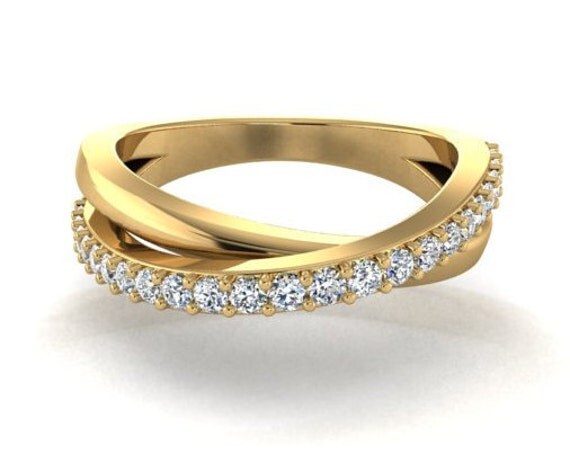 Custom Made Diamond Band Wedding Bridal Rings Handmade