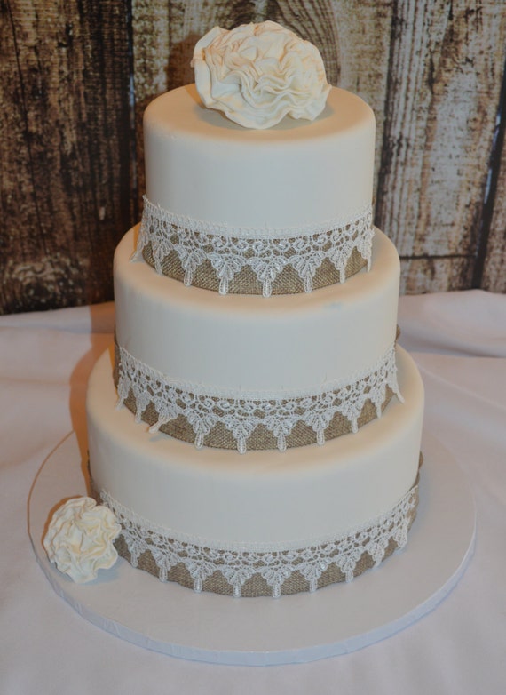 Three Tier Fondant Wedding Cake Fake Faux Three Tier Fondant Wedding Cake Fake Faux