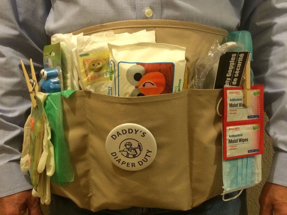 Big Diaper Duty Tool Belt New Dad Fun & by DiaperDutyGifts