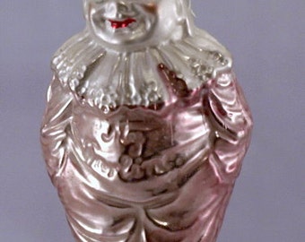 Early 1900s Pot Bellied Clown 3 1/2" Ornament