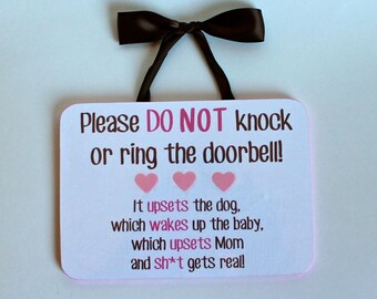 Please don't knock | Etsy