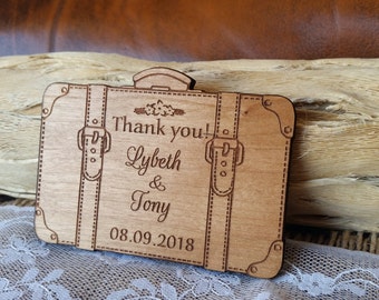 Wood Thank You Cards Unique Gifts Rustic Suitcase Card Wood Thank You Cards Unique Gifts Rustic Suitcase Card