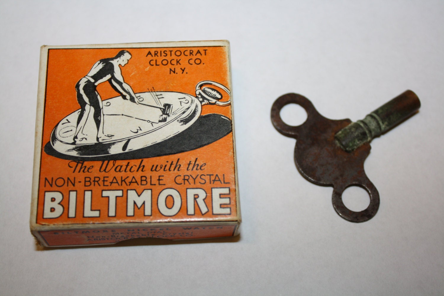 Aristocrat Clock Co. Biltmore Pocket Watch by CacklingHensVintage