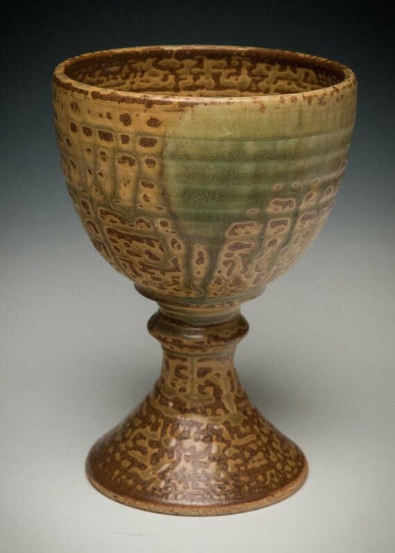 pottery chalice ceramic chalice single orphan flawed