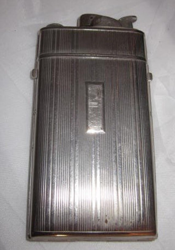 Vintage Evans Cigarette Case and Lighter Compact