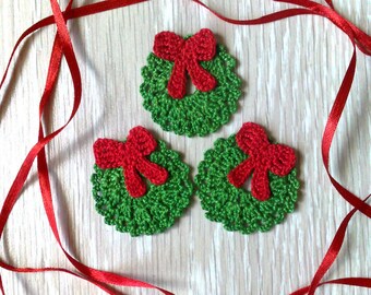 Christmas wreath, christmas decoration Christmas ornament Christmas applique design Holiday applique