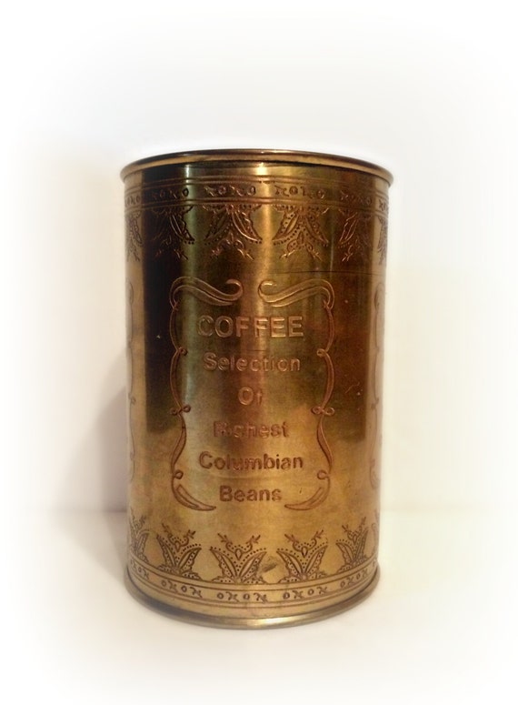 Vintage Coffee Can Antique Coffee Storage Coffee Bean