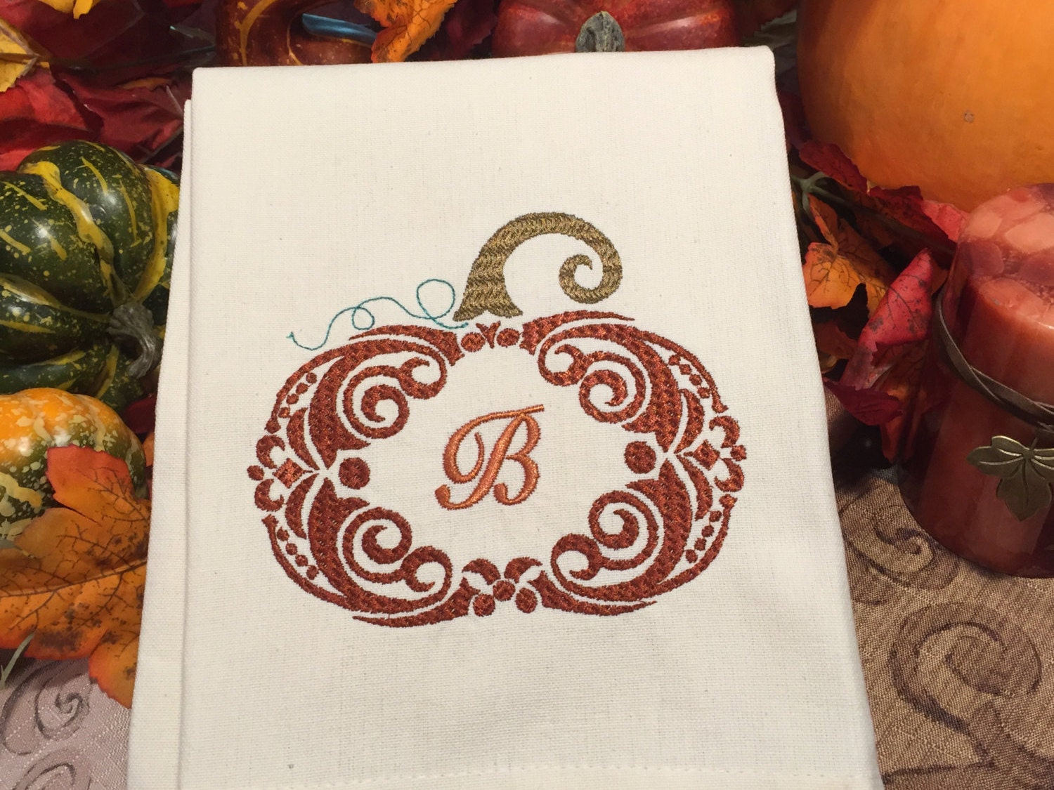 Thanksgiving Decor Fall Kitchen Towels Pumpkin Decor   Il Fullxfull.1083707755 2zz4 