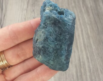 Blue Apatite Rough Crystal 2.40 x 1.30 x 1.25''